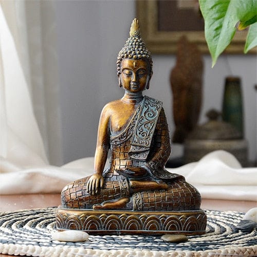 Buddha Statue Mediterende Design 11