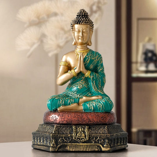 Buddha Statue Mediterende Design 2