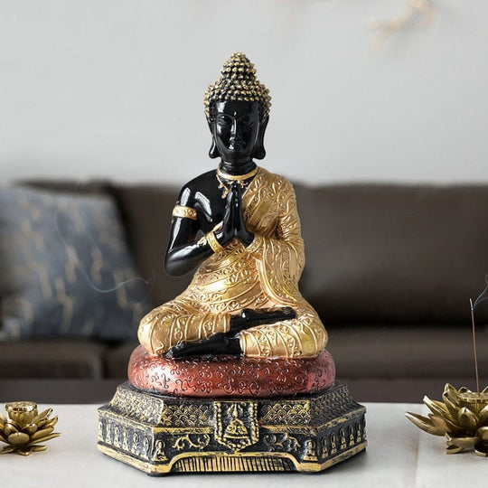 Buddha Statue Mediterende Design 3