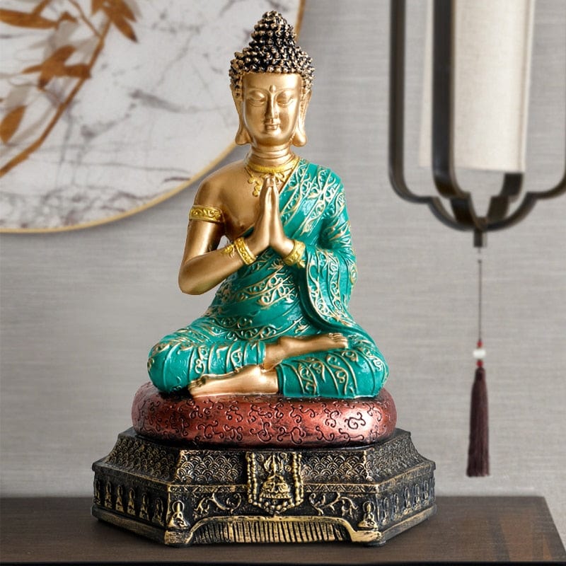 Buddha Statue Mediterende Design 5