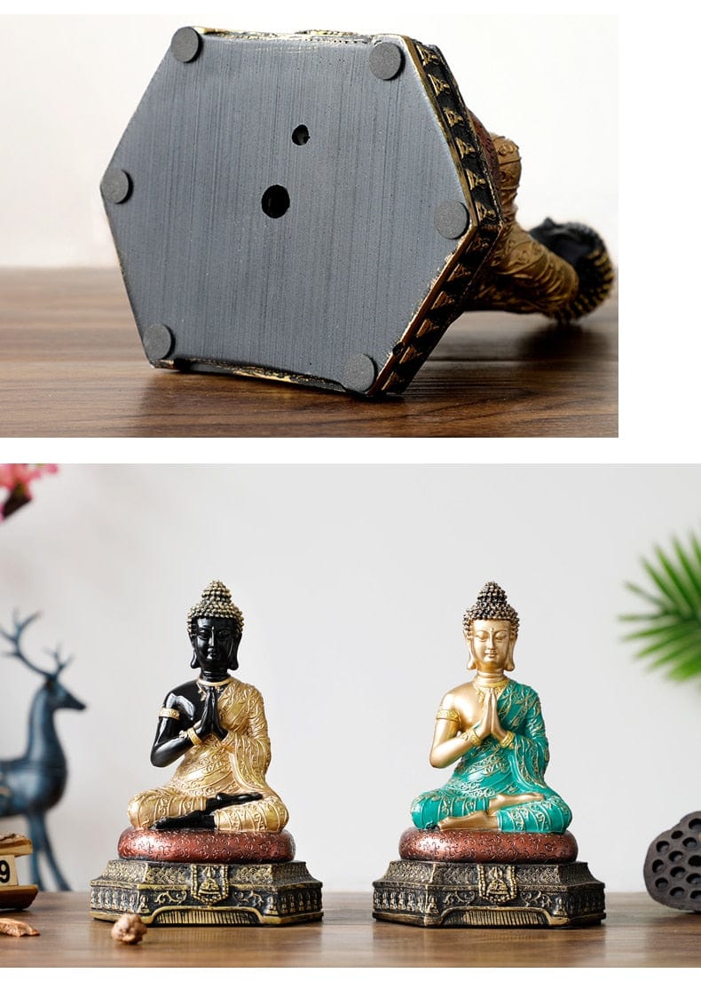 Buddha Statue Mediterende Design 7