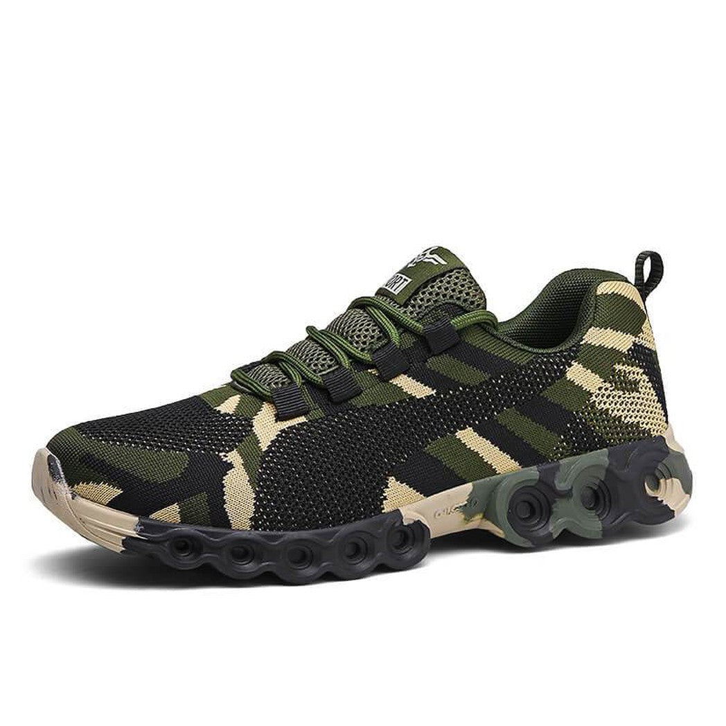 Camouflage åndbare sneakers