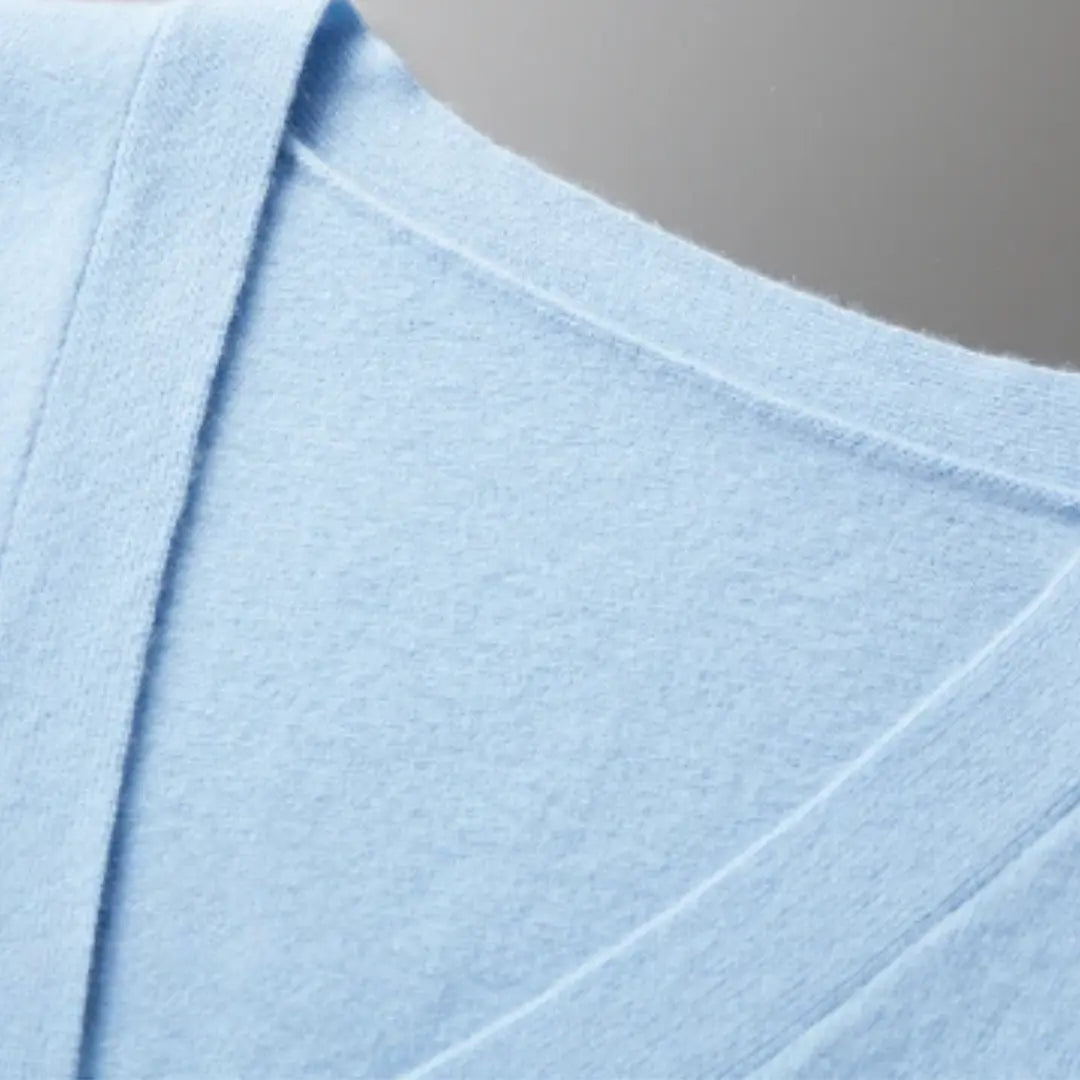 Cardigan til Herre med Tidløst Design og Knaplukning 4