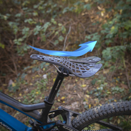 Cykelsadel med Integreret Affjedring 1