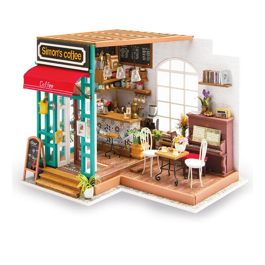 DIY Træ Miniature House Kit