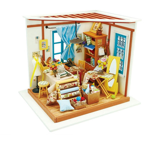 DIY Træ Miniature House Kit