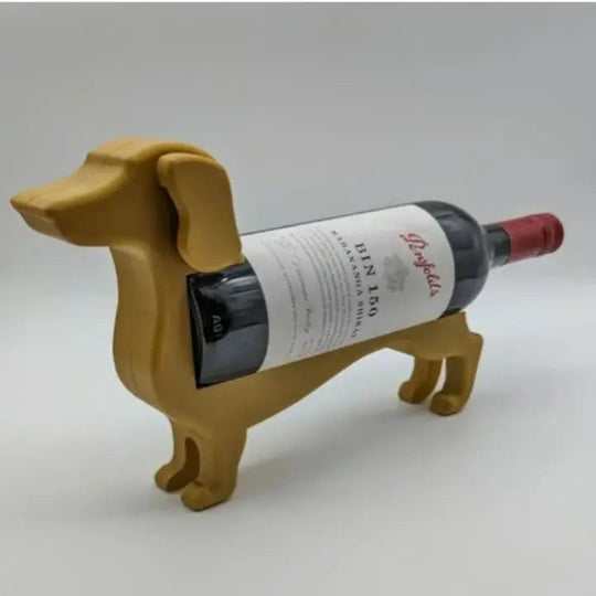 Dachshund Vinflaskeholder Unik Design Dekorativ Indretning 1