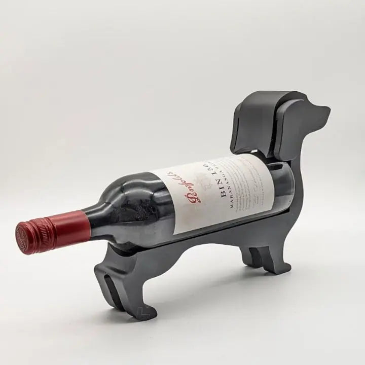 Dachshund Vinflaskeholder Unik Design Dekorativ Indretning 3