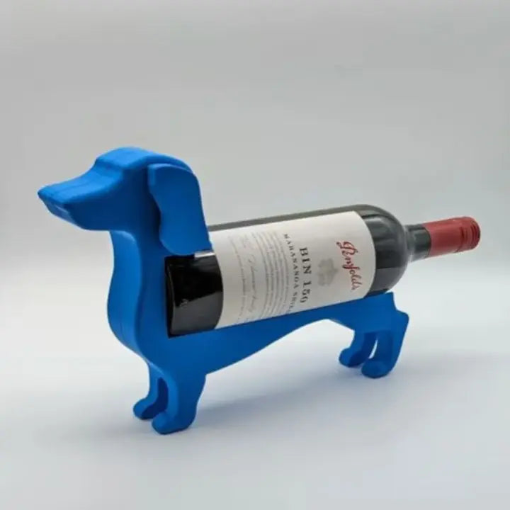 Dachshund Vinflaskeholder Unik Design Dekorativ Indretning 8