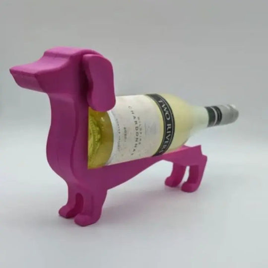 Dachshund Vinflaskeholder Unik Design Dekorativ Indretning 9