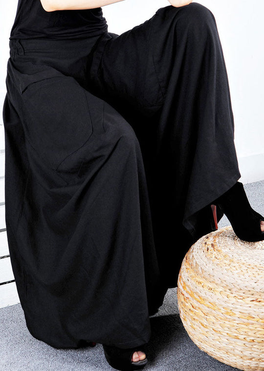 Dame Asymmetrisk Design Nederdel med Lommer 4