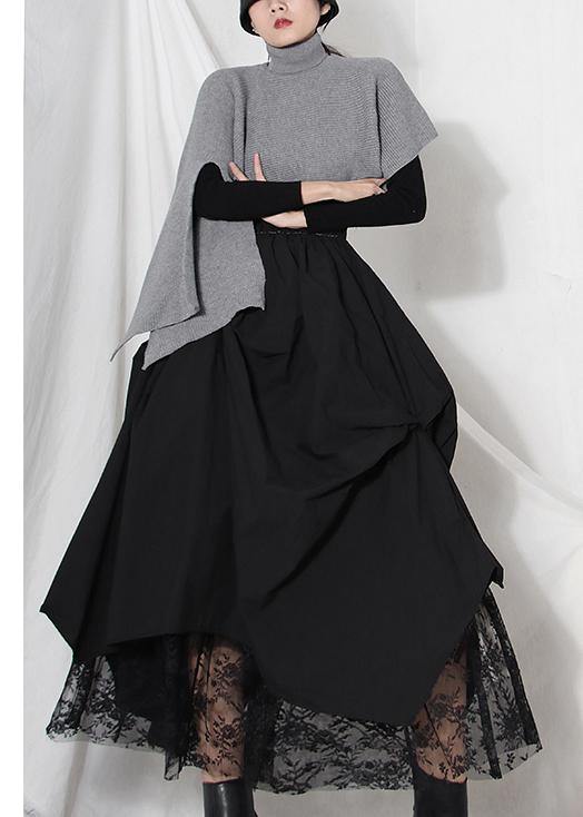 Dame Asymmetrisk Patchwork Sommernederdel 2