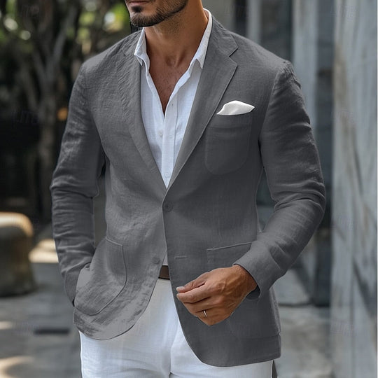 Dame Blazer Lettere Til Sommer Casual 3