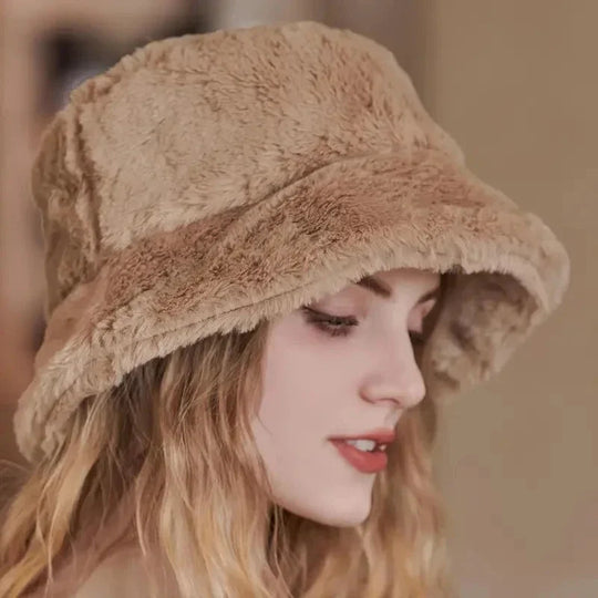 Dame Bucket Hat Varm Stilfuld 1