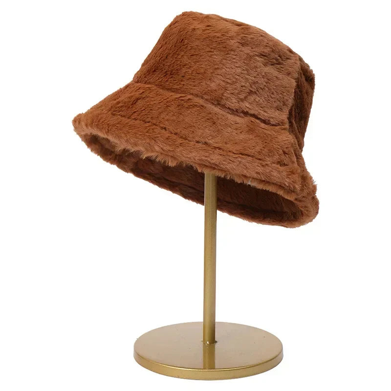 Dame Bucket Hat Varm Stilfuld 13