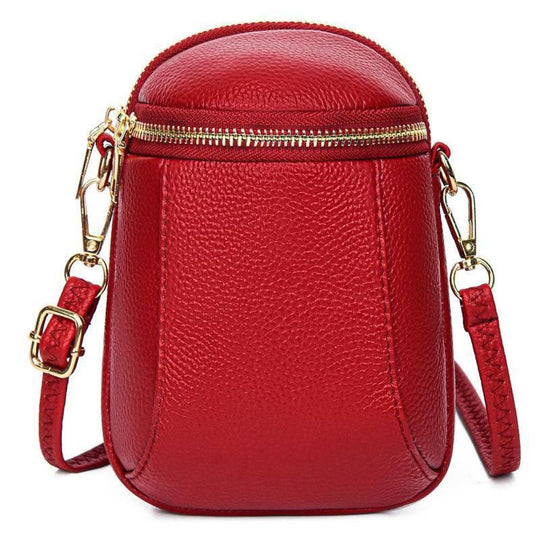 Dame Crossbody Taske Vegansk Læder Kompakt Design 5