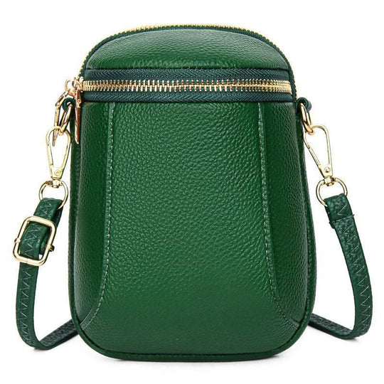 Dame Crossbody Taske Vegansk Læder Kompakt Design 7