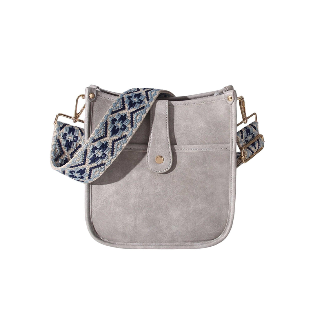 Dame Crossbody Taske med Guitarrem i Vegansk Læder - Justerbar Rem, Stilig og Funktionel 8