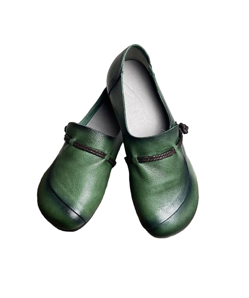 Dame Flats Sko med Krydsrem i Retro Stil 0