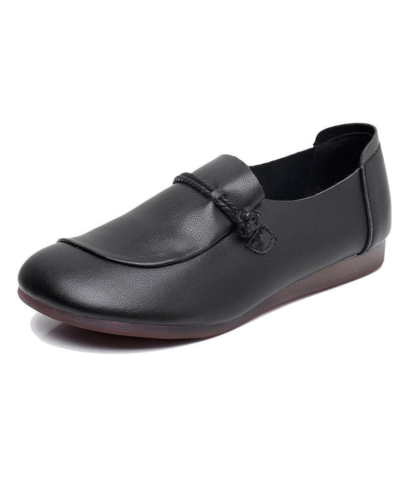 Dame Flats Sko med Krydsrem i Retro Stil 4