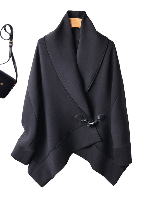 Dame Frakke med Peter Pan Krave og Batwing Ærmer 0