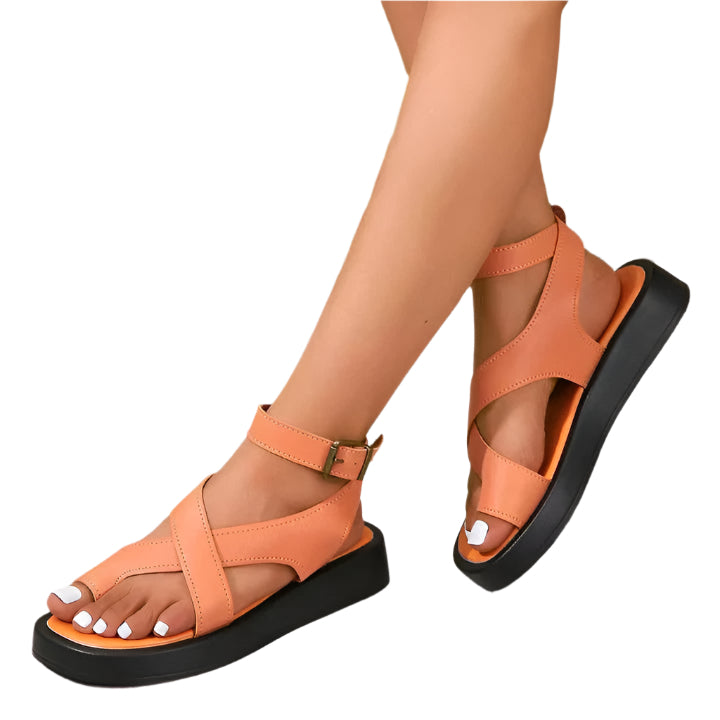 Dame Gladiator Sandaler i Tykt Design Syntetisk Materiale 0