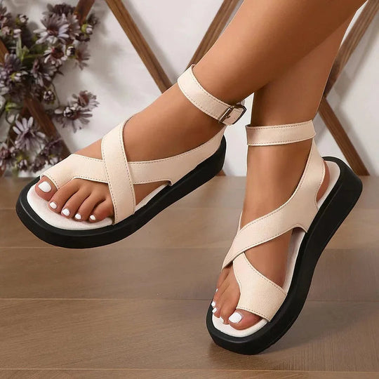Dame Gladiator Sandaler i Tykt Design Syntetisk Materiale 2