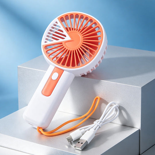 Dame Håndventilator Bærbar Med USB Opladning Modern Design 6
