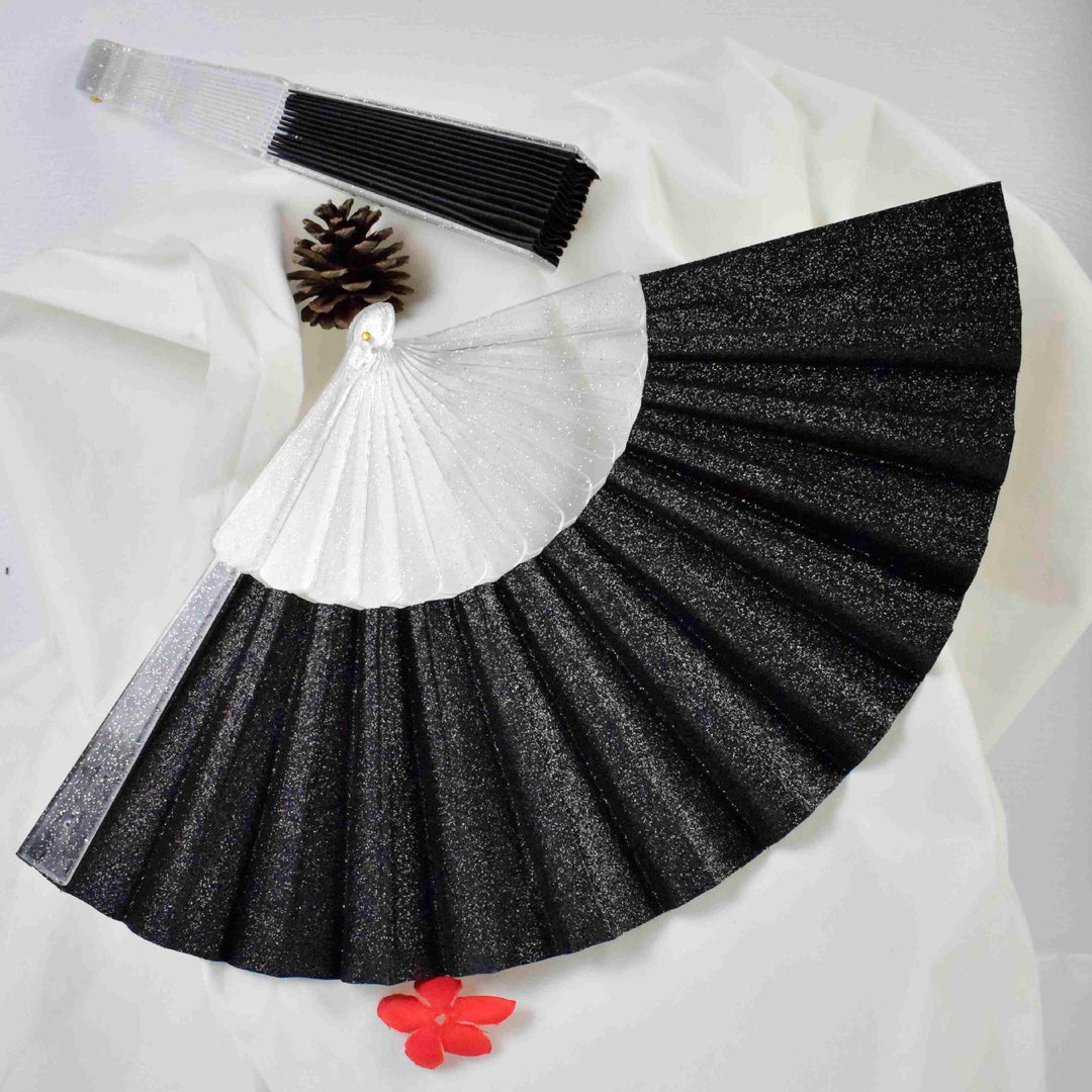 Dame Håndvifte Glitrende Foldbar Design til Festlige Anledninger 3