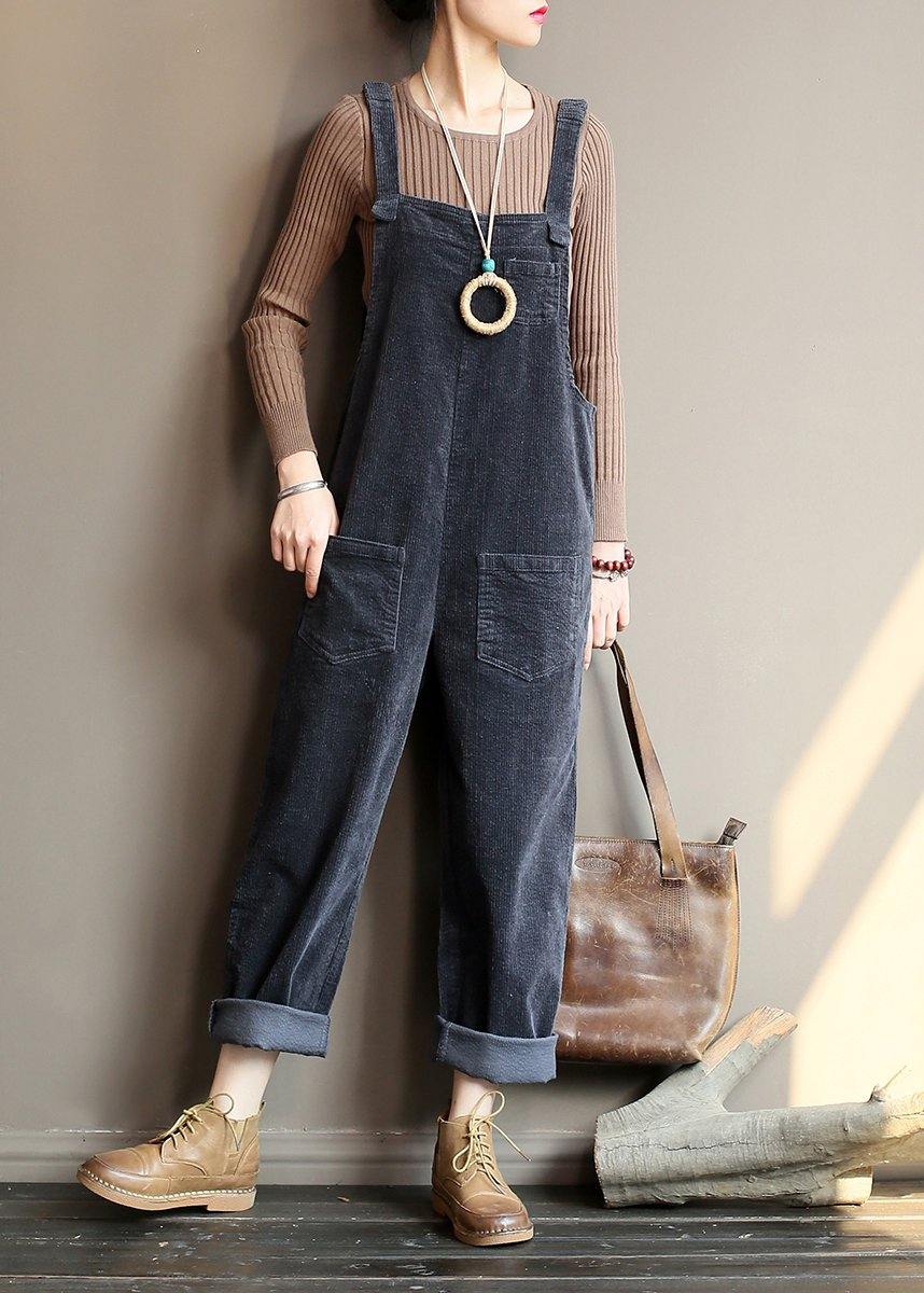 Dame Jumpsuit i College-Stil Flatterende Design 1