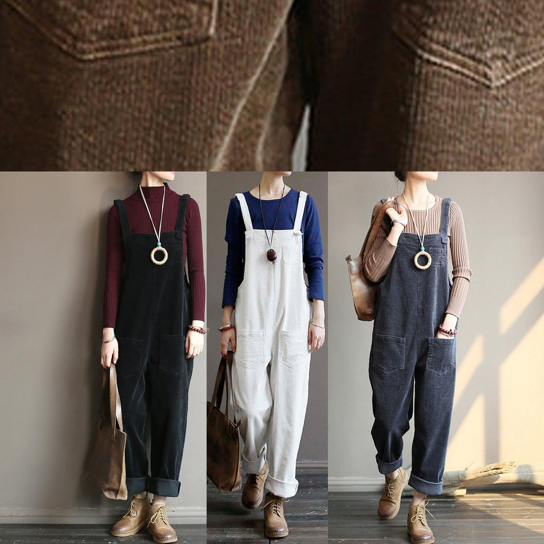 Dame Jumpsuit i College-Stil Flatterende Design 4