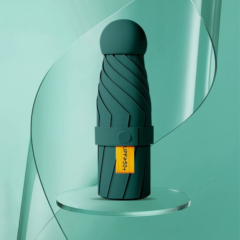 Dame Paraply Sammenklappelig med UV-Beskyttelse og Feminint Design 15