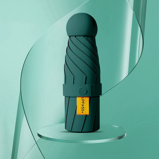 Dame Paraply Sammenklappelig med UV-Beskyttelse og Feminint Design 15