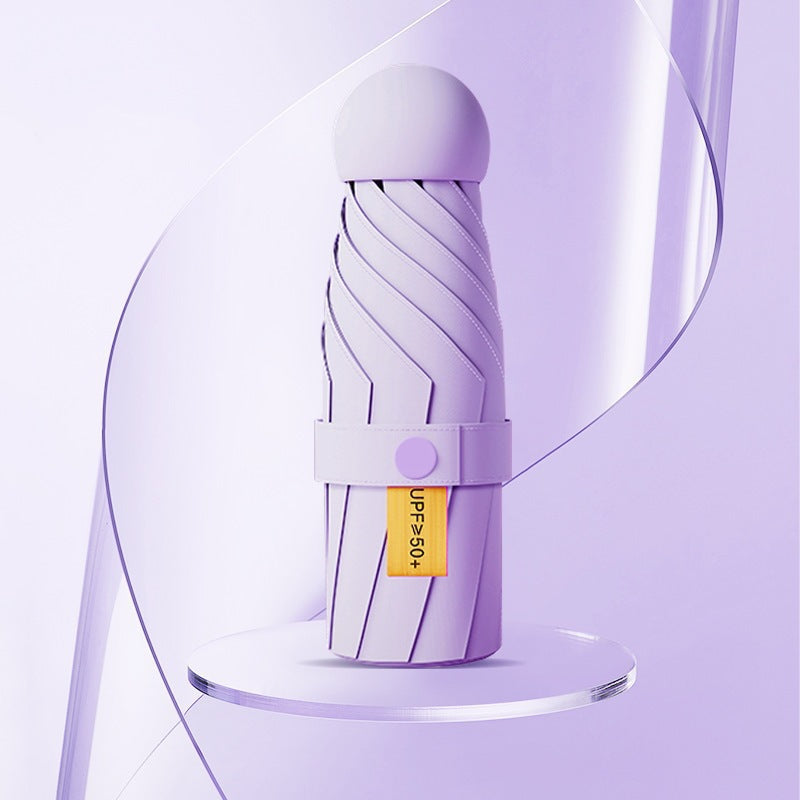Dame Paraply Sammenklappelig med UV-Beskyttelse og Feminint Design 3