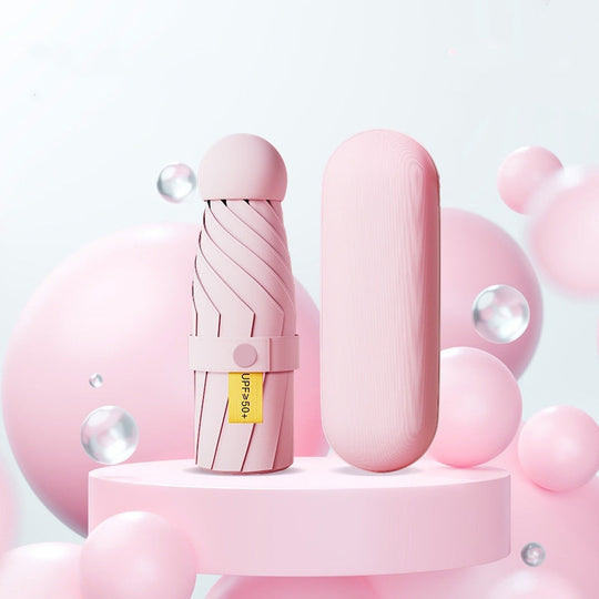 Dame Paraply Sammenklappelig med UV-Beskyttelse og Feminint Design 7