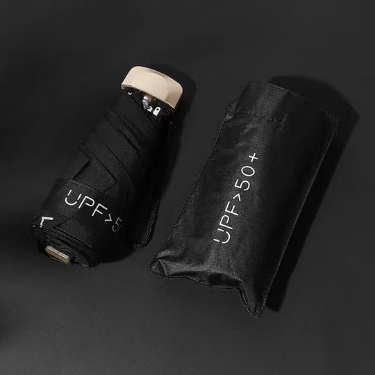 Dame Paraply Sammenklappelig med UV-Beskyttelse og Feminint Design 9