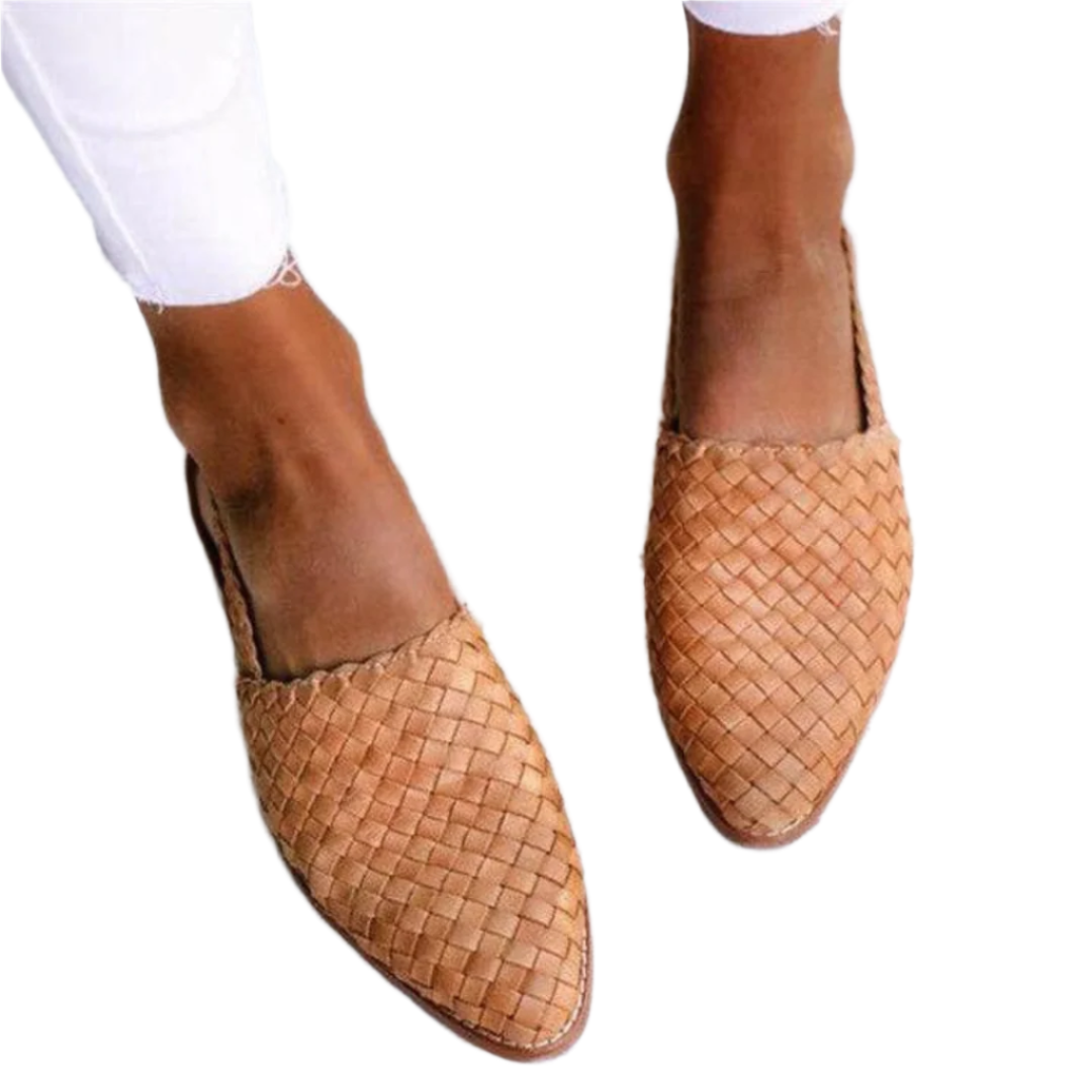 Dame Sandaler Håndlavet Naturmaterialer Elegant Slip-On Design 0