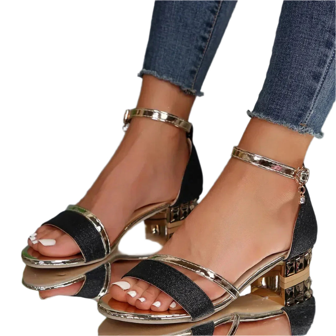 Dame Sandaler Justerbar PU-læder Ergonomisk Design 0