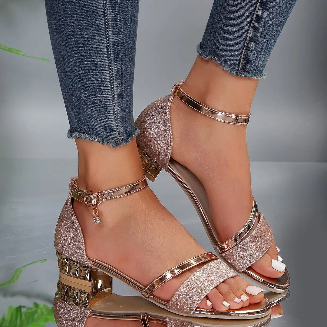 Dame Sandaler Justerbar PU-læder Ergonomisk Design 3