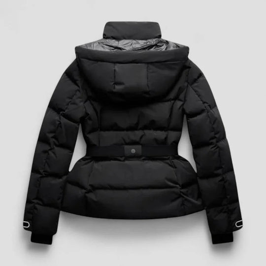 Dame Skijakke med Hætte og Talje 1