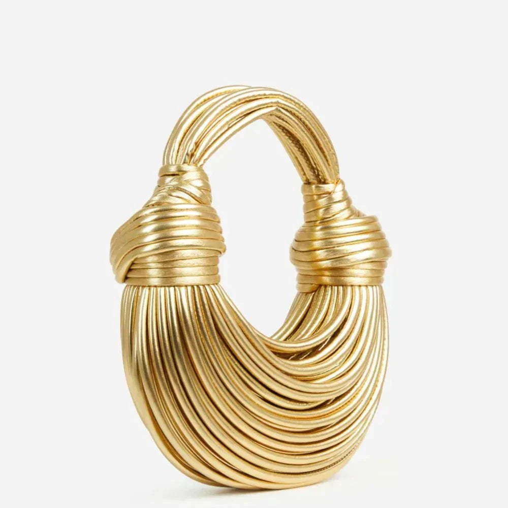 Dame Skuldertaske Med Knudedetalje Chic Design 0