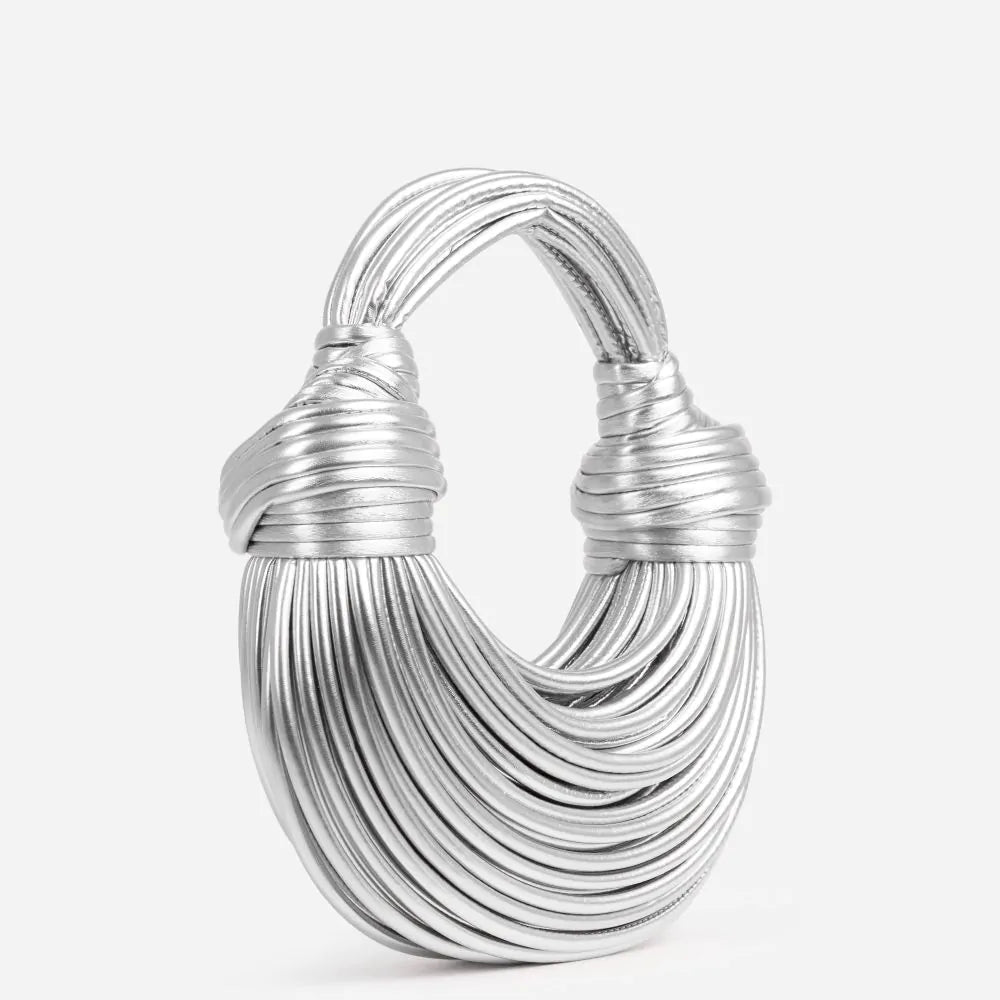 Dame Skuldertaske Med Knudedetalje Chic Design 5