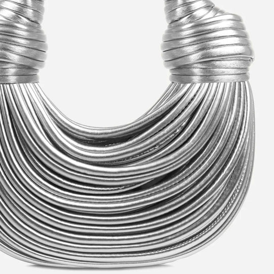 Dame Skuldertaske Med Knudedetalje Chic Design 6