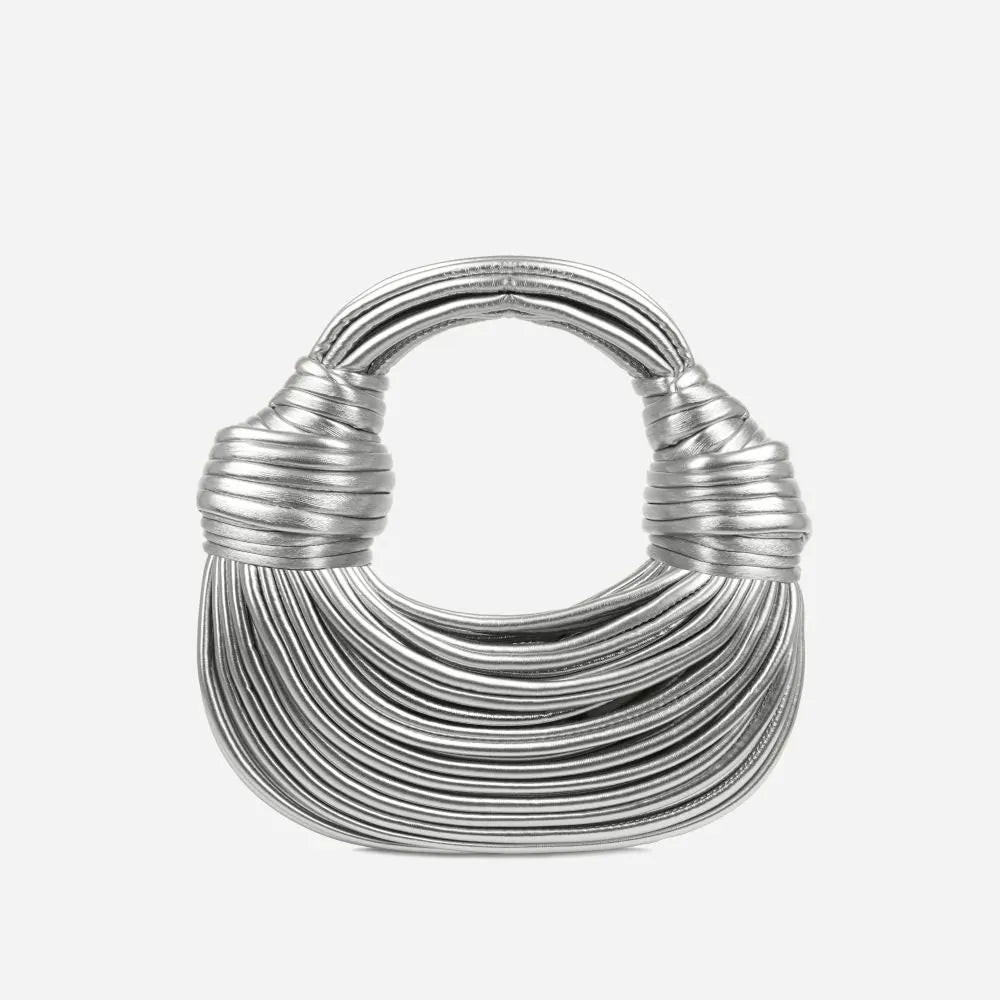 Dame Skuldertaske Med Knudedetalje Chic Design 7