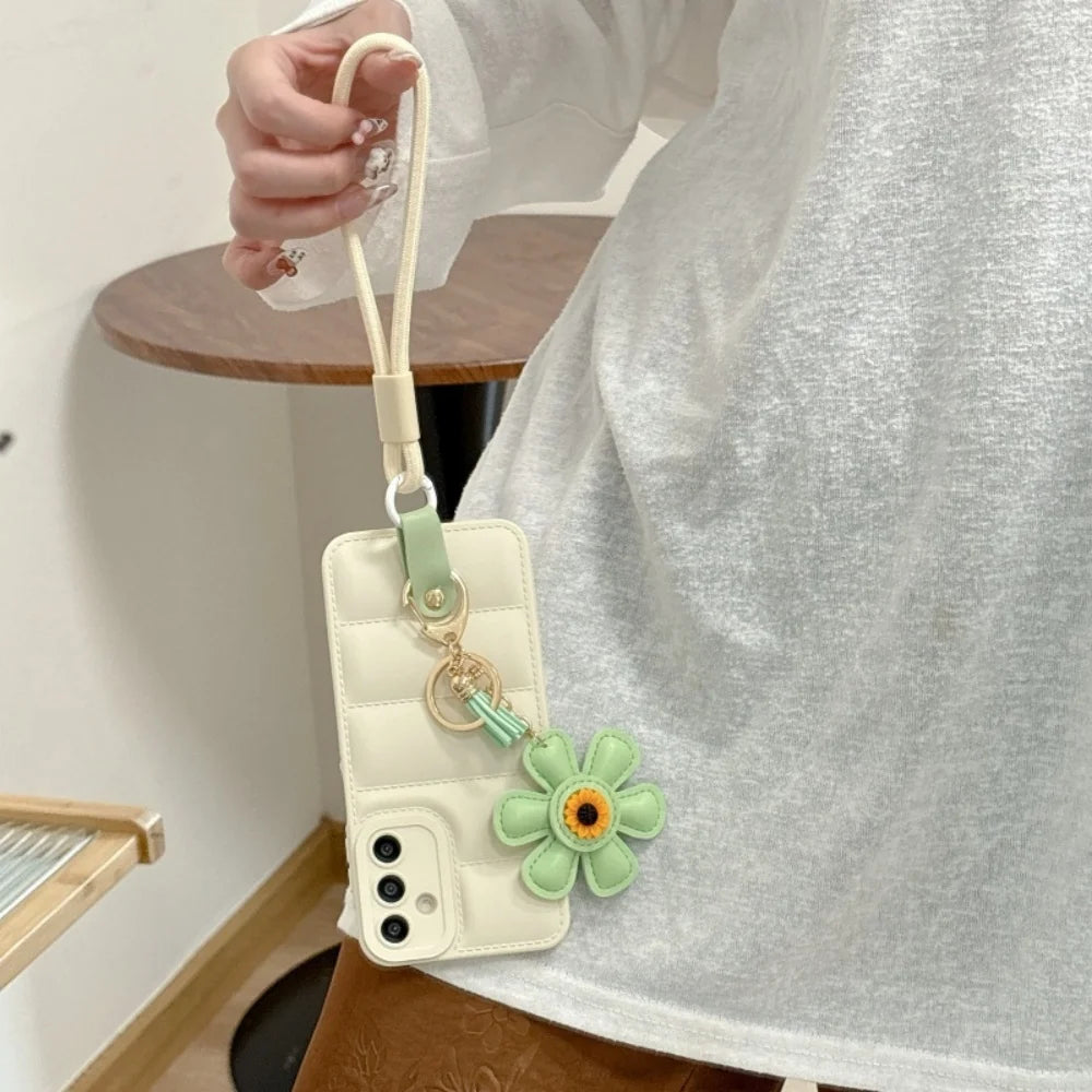 Dame Smartphone Håndledsrem Taske med Solsikke-Design 2