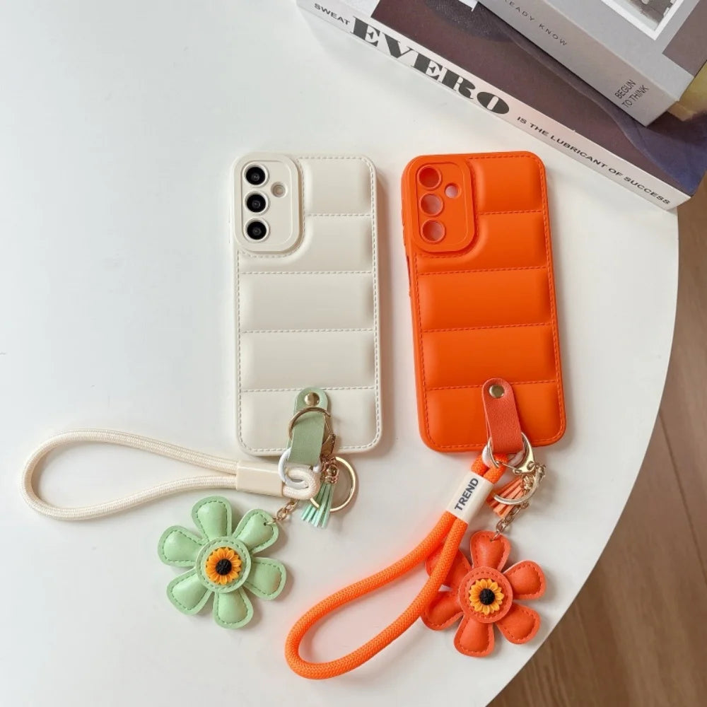 Dame Smartphone Håndledsrem Taske med Solsikke-Design 3