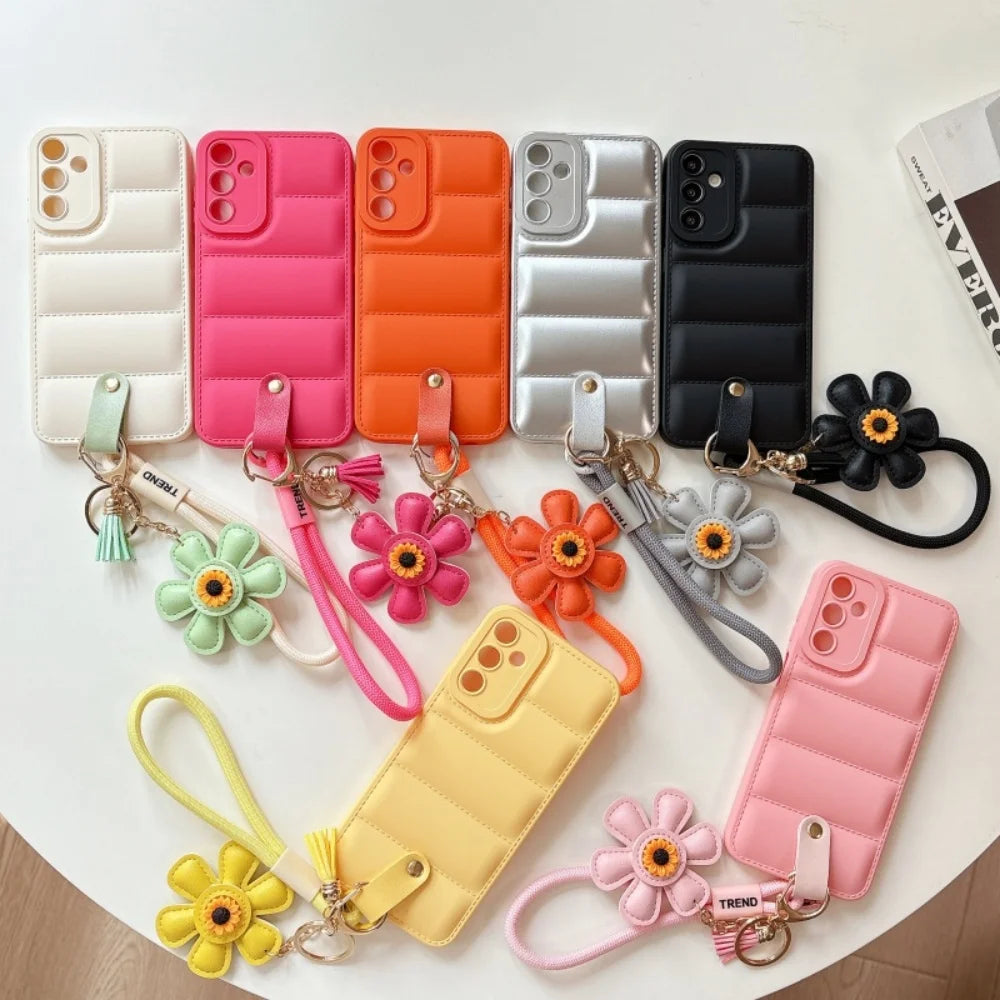 Dame Smartphone Håndledsrem Taske med Solsikke-Design 5