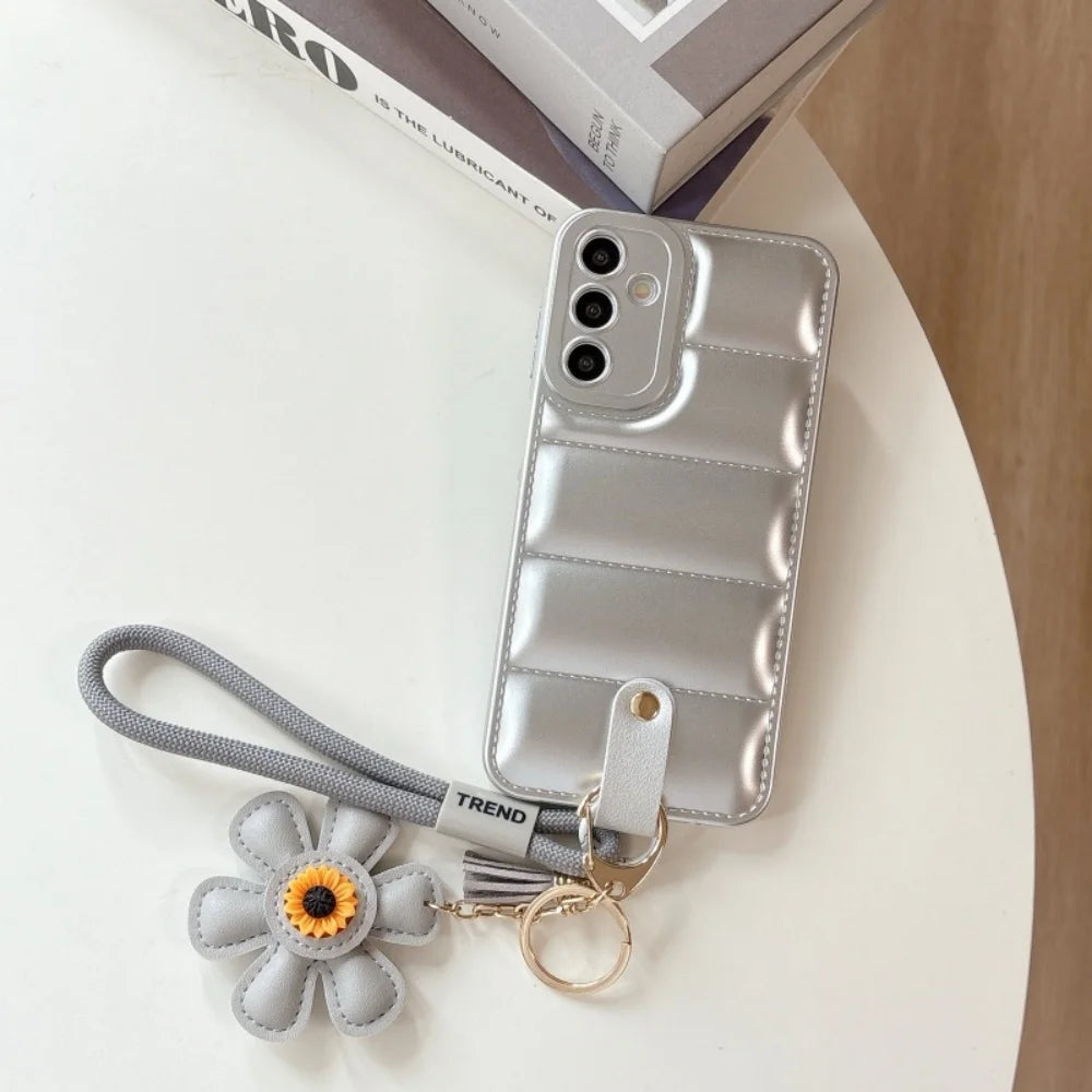 Dame Smartphone Håndledsrem Taske med Solsikke-Design 7