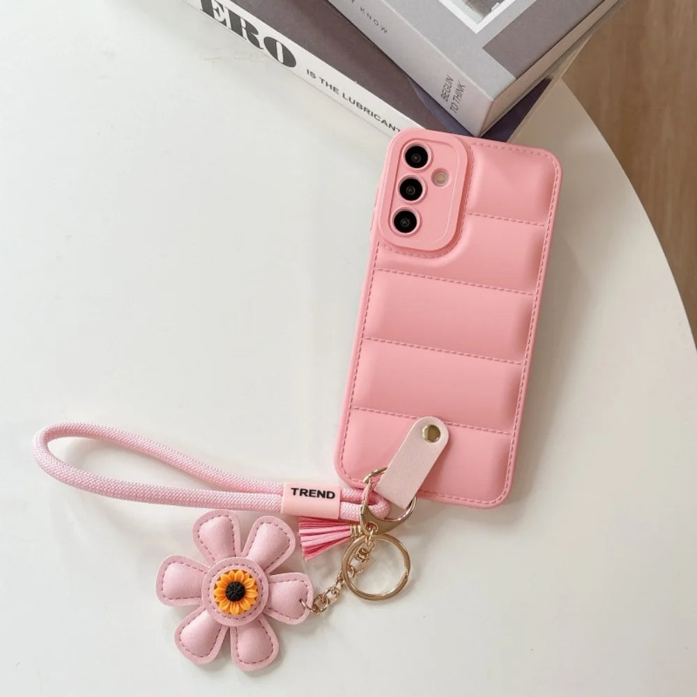Dame Smartphone Håndledsrem Taske med Solsikke-Design 8