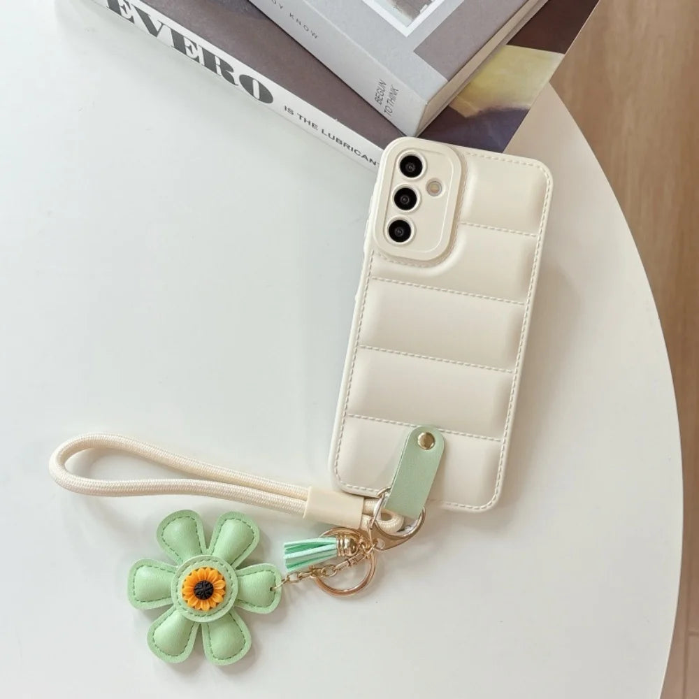 Dame Smartphone Håndledsrem Taske med Solsikke-Design 9